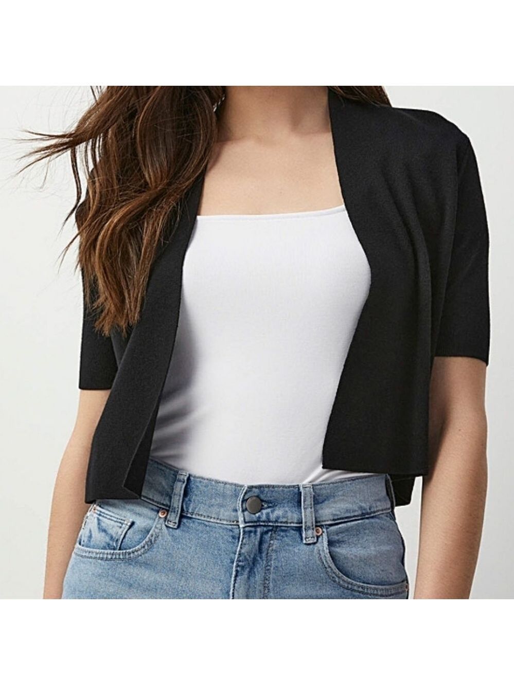 S • Penmans • Black Knit Bolero